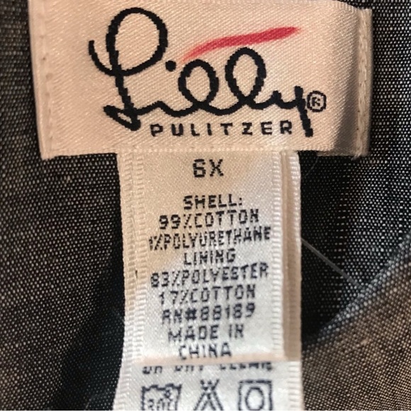 Lilly Pulitzer Girls 6x NWT classic shift - Picture 4 of 4